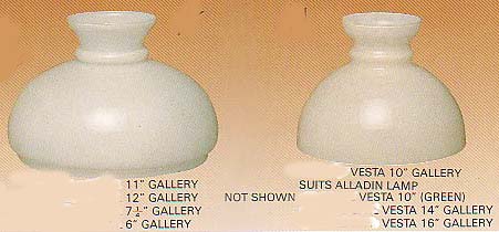 Vesta oil shop lamp shades